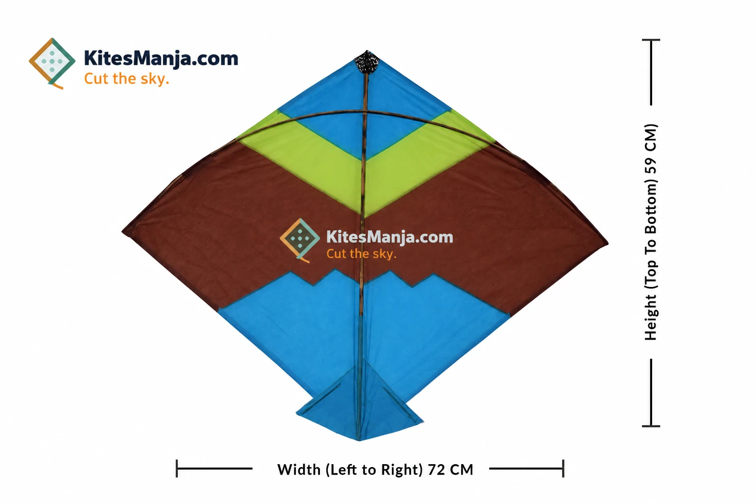 40 Baana Designer Ponia Kites (Size 72*59 Centimeter),0.75 Tawa + Free Shipping
