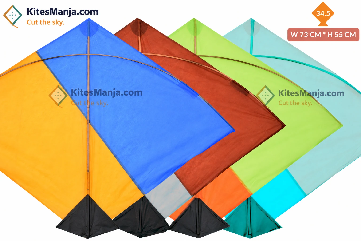 40 Ponia Cheel 2 Colour Patta (Size 55*73 Centimetres), 0.75 Tawa + Free Shipping