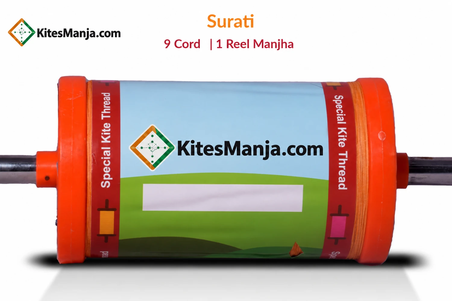 9 Cord Surti Manjha (1 Reel/900 mtr) + Free Shipping