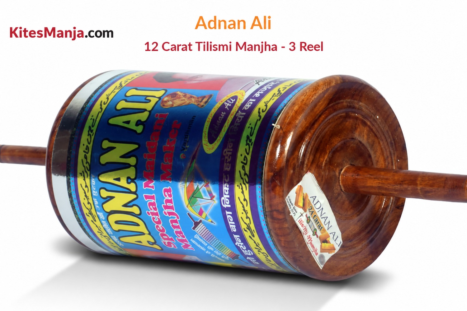 Adnan Ali 24 Carat Article – 12 Cord All New 24 Carat by Coats Manjha (250 gm/2.5 Reel)