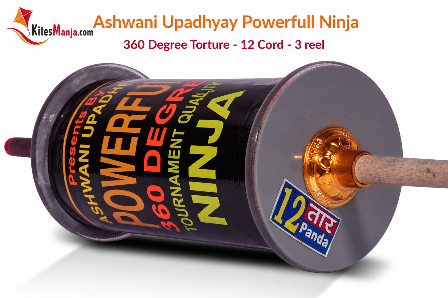 Ashwani Upadhyay Powerfull Ninja 360 Degree Torture- 12 Cord Challenge (3 Reel) Manjha