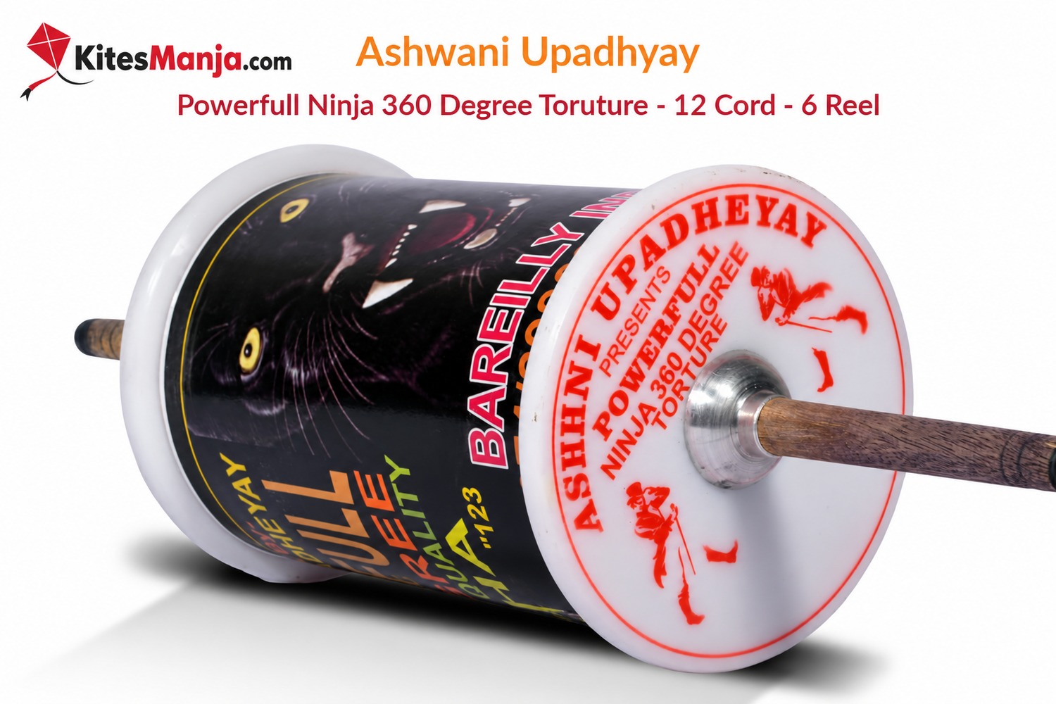 Ashwani Upadhyay Powerfull Ninja 360 Degree Torture- 12 Cord Challenge (6 Reel) Manjha