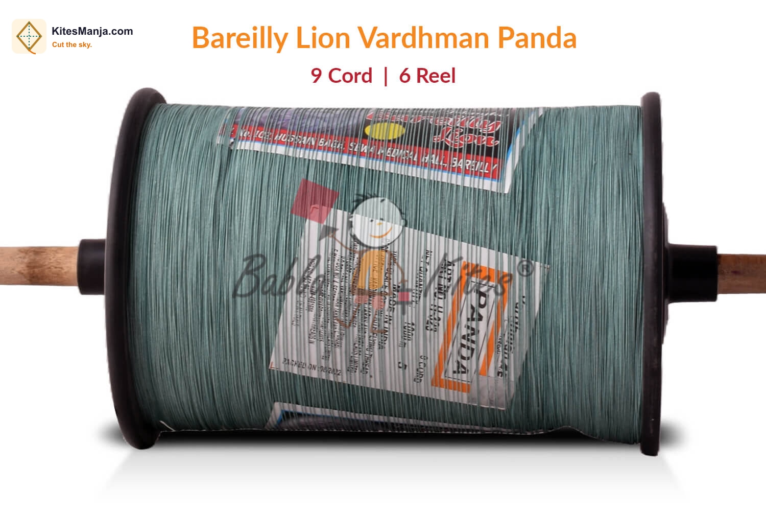 Bareilly Lion’s Tournament Winner Original Manjha – 9 Cord 6 Reel Panda No. 5 Manjha No. 1 Quality