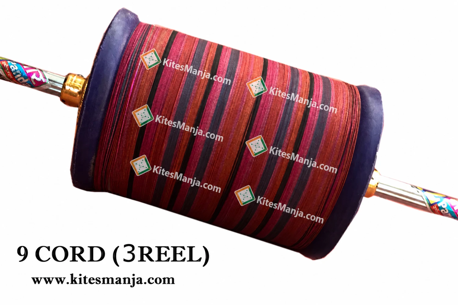 3 Reel Bareilly Manja 100% Original and 3 Reel Full Length (1st Quality)(Panda No.5 Thread Used) No Guarantee for Thread Colour (You will get any color of thread) + Free Shipping