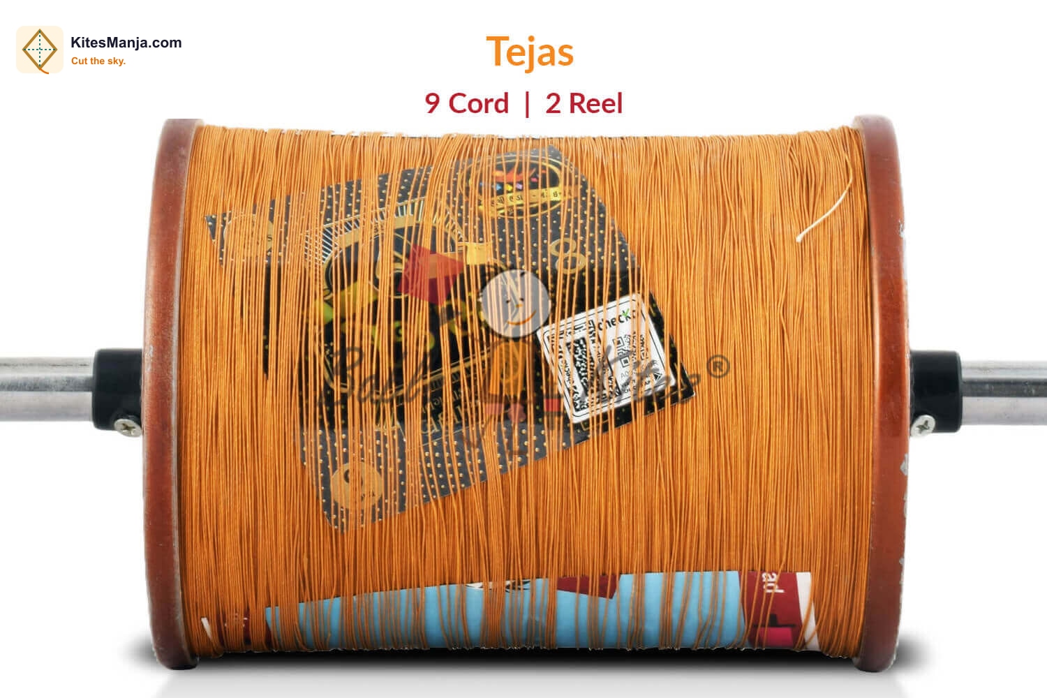 Coats Tejas 24 Carat 9 Cord Manjha (2.5 Reel/2500 Meter) Extra Strong & (6 Time Coating Manjha) + Free Shipping