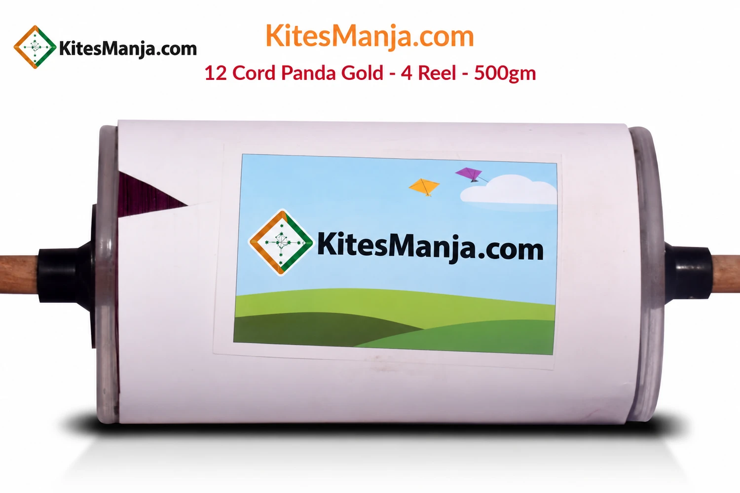Exclusive Original Maqsood Khan MMS 12 Cord Panda Gold (4 Reel) Manjha + Free Shipping