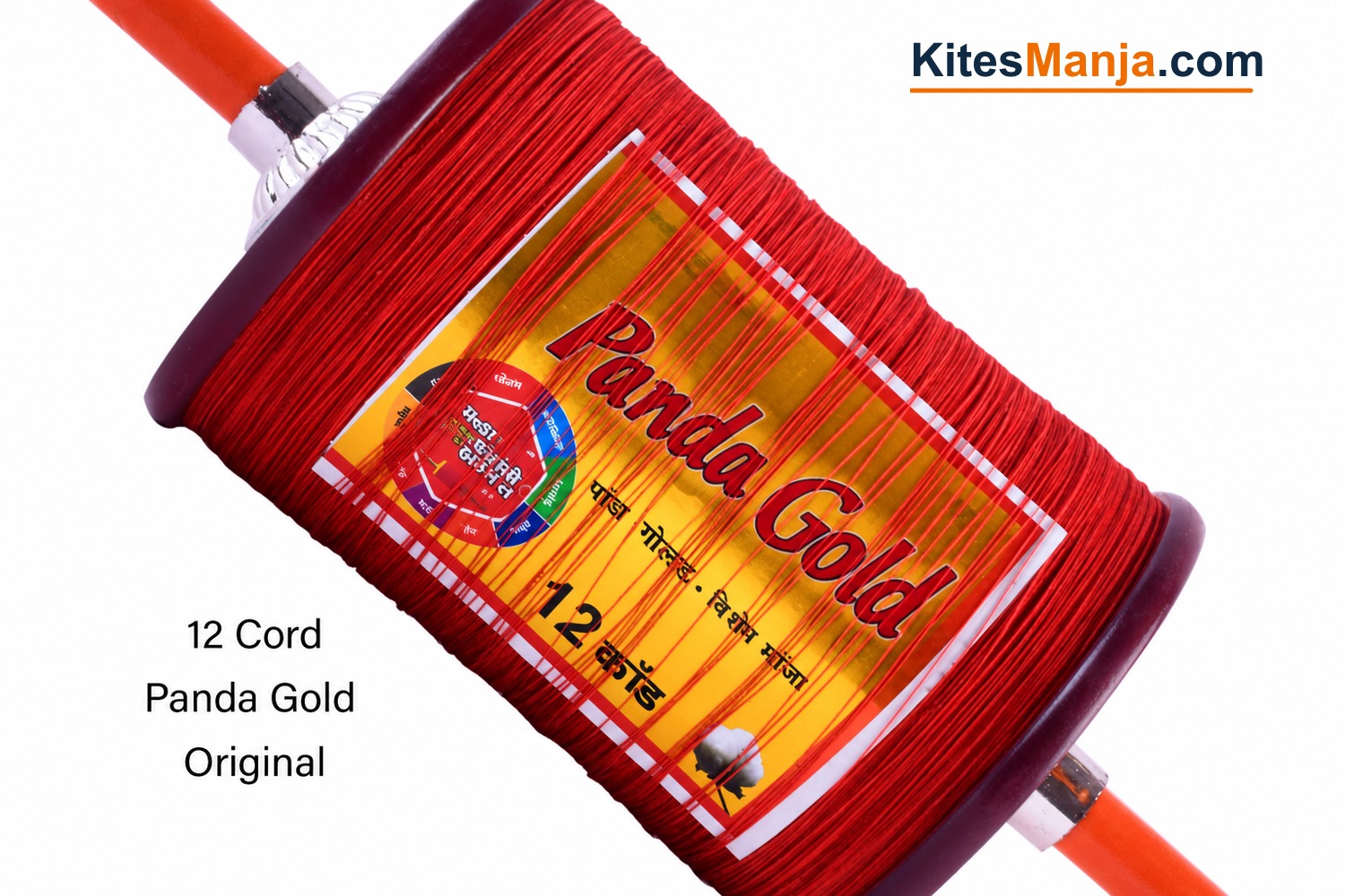 Panda Gold 12 Core Manja(1500 meter) Extra Strong Kite Thread Cutting Manja + Free Shipping