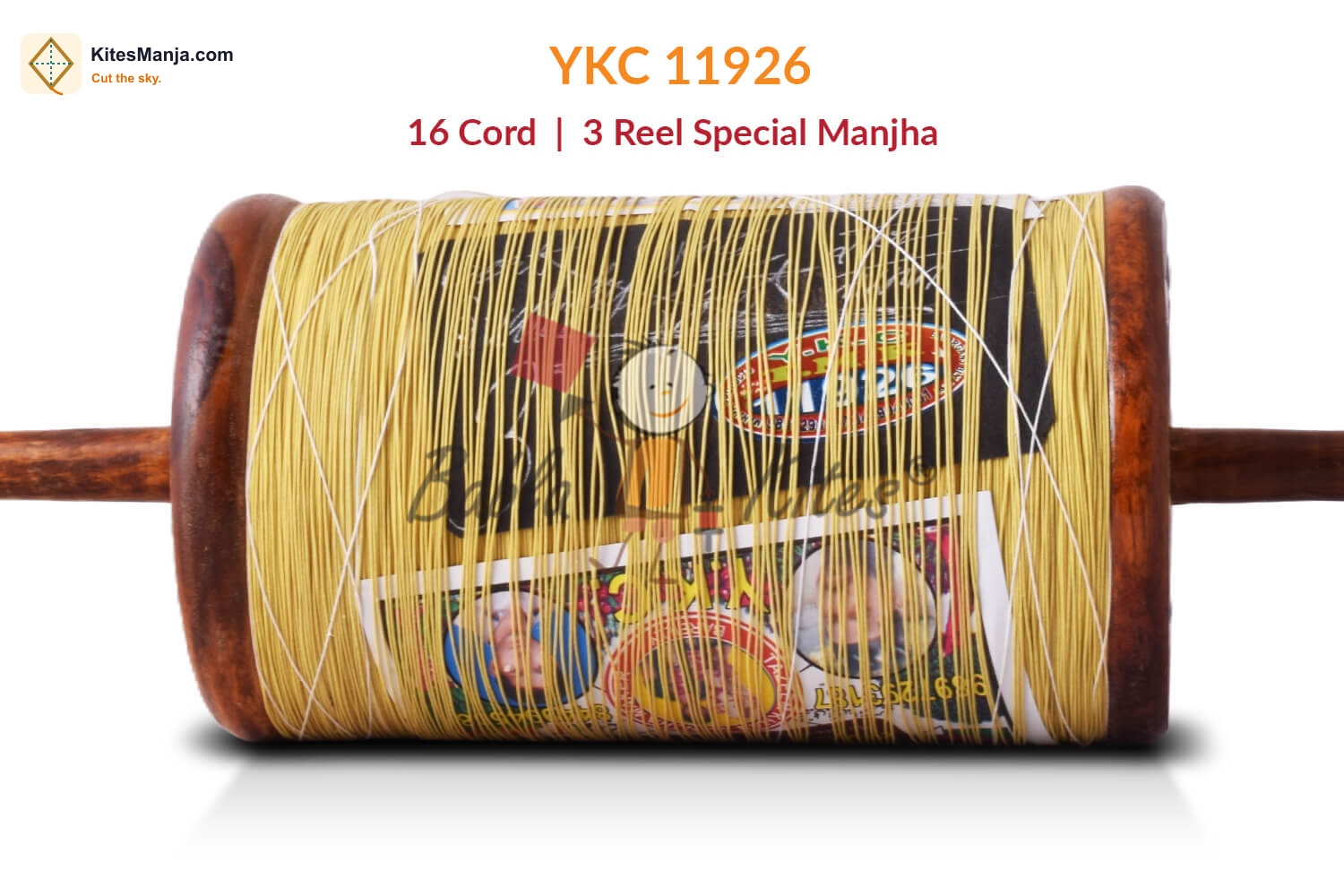 YKC URF Chutka Ustad 16 Cord 11926 (3 Reel) Original Maidani Manjha Top Quality