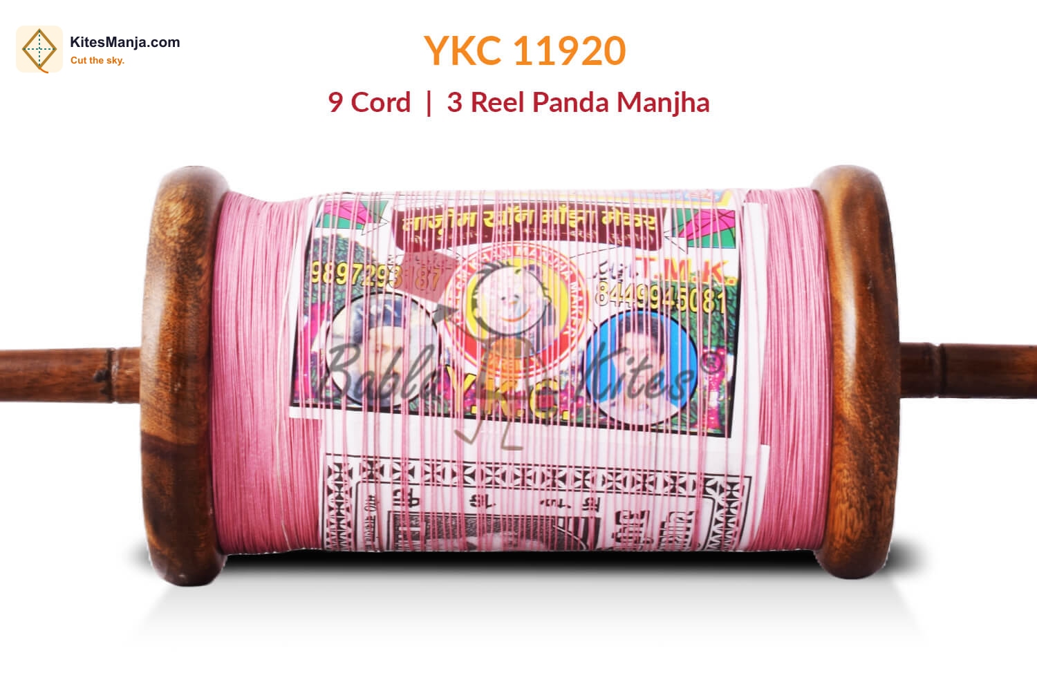 YKC URF Chutka Ustad 9 Cord 11920 (3 Reel) Original Manjha Top Quality